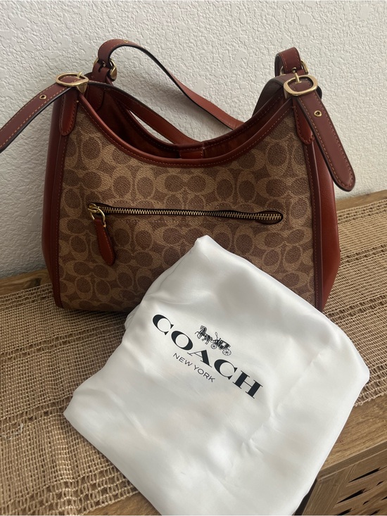 Coach Handbags - COACH Lori Shoulder Bag Signature Canvas C4825 Tan Rust New Without Tags